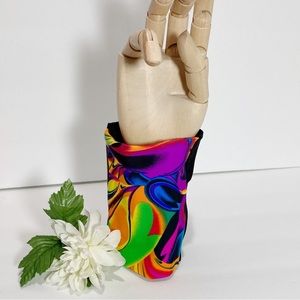 Speedster Exercise Arm Band With Pocket Black Multi NWOT